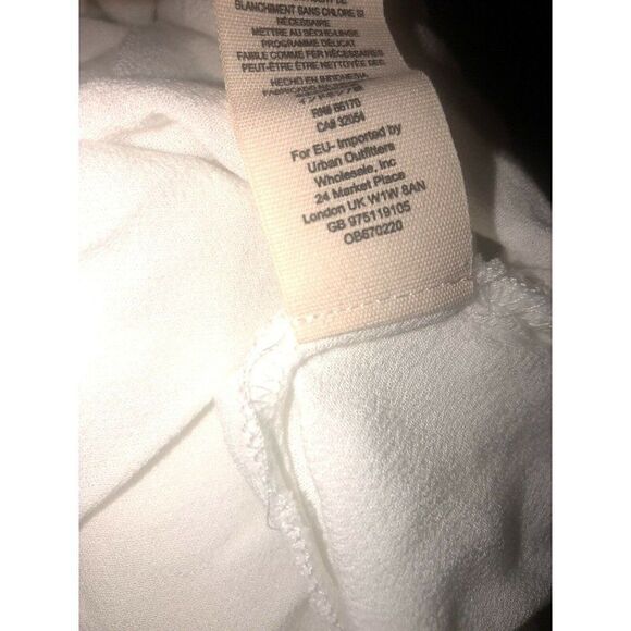 Free People Womens Movin On You OB670220 Top Wide Lace Size Small White - Picture 6 of 6